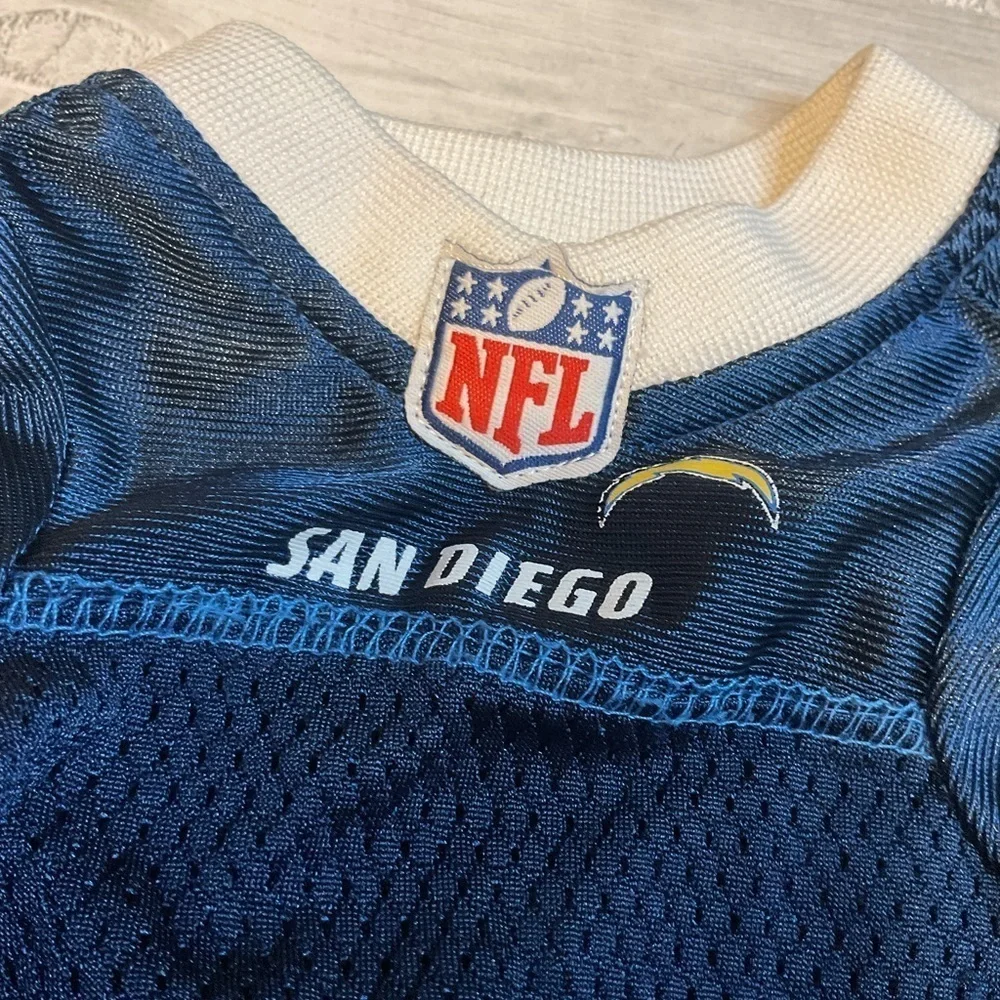 NFL Los Angeles Chargers Dog Jersey, Best Football Pet Jersey in Navy Blue